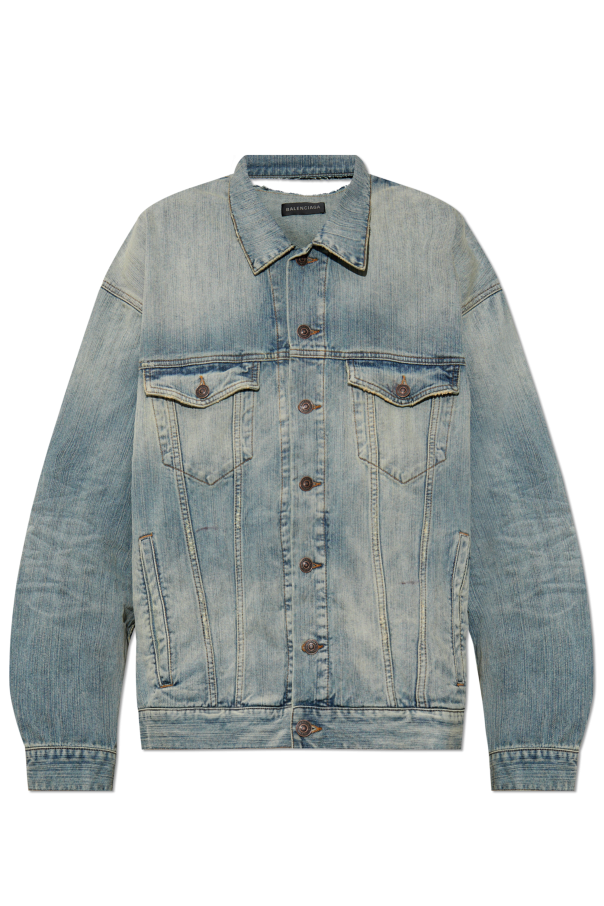 Balenciaga jean jacket men online